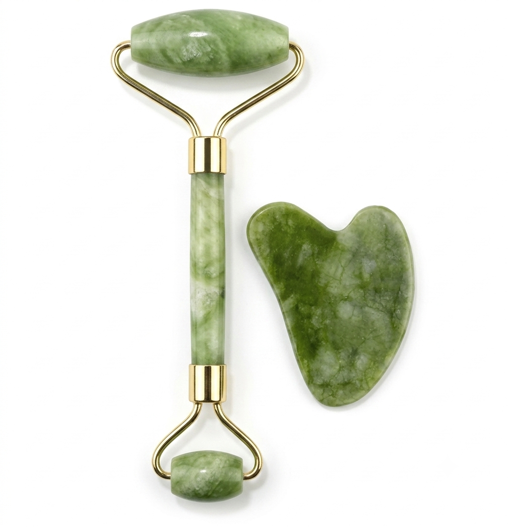 Jade Roller and Gua Sha Set